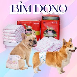 Bỉm tã vệ sinh cao cấp cho chó mèo Dono chính hãng siêu thấm hút kháng khuẩn
