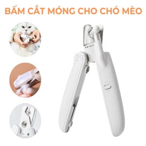 Kìm cắt móng có đèn LED soi tủy móng chống chảy máu cho chó mèo Petkit chính hãng