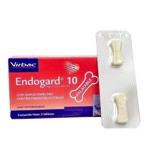 Viên xổ giun sán Endogard 10 Virbac cho chó đặc trị giun tròn sán dây chính hãng